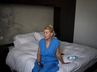 A Ukrainian fled to Israel. An Iranian missile shattered her new life