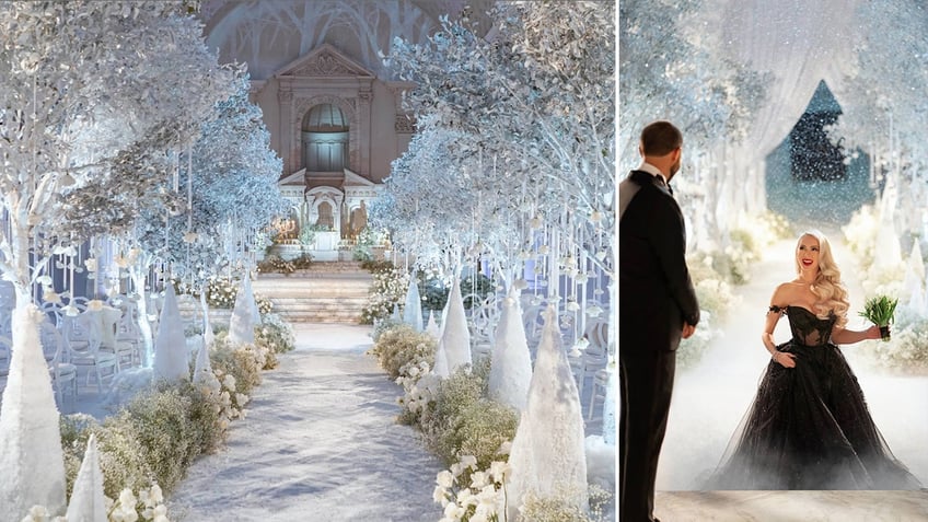 "Selling Sunset" star's Christine Quinn's winter-themed wedding