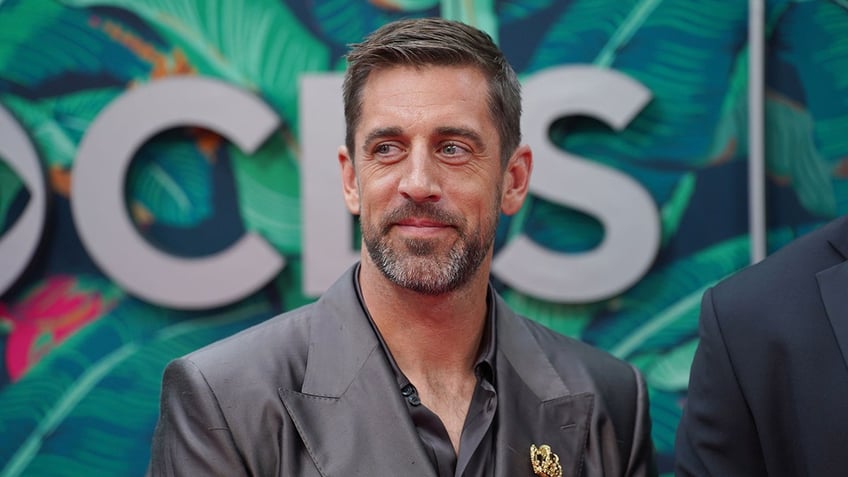 Aaron Rodgers attends the 76th Annual Tony Awards on June 11, 2023, at United Palace Theater in New York City.