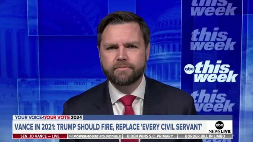 abc host abruptly ends interview with jd vance over supreme court remarks no no george