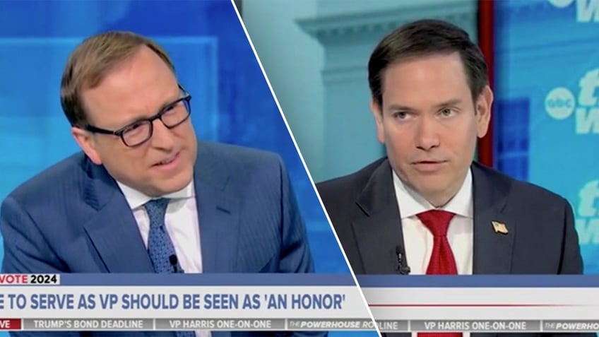 Jonathan Karl and Marco Rubio