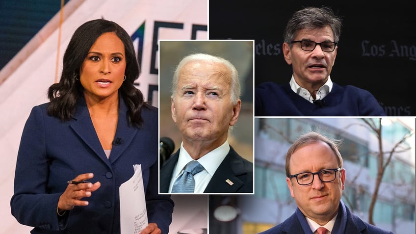 Kristen Welker, Biden, George Stephanopoulos and Jon Karl