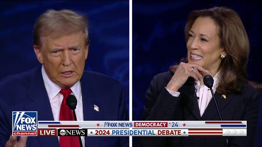 Former President Trump and Vice President Kamala Harris. 