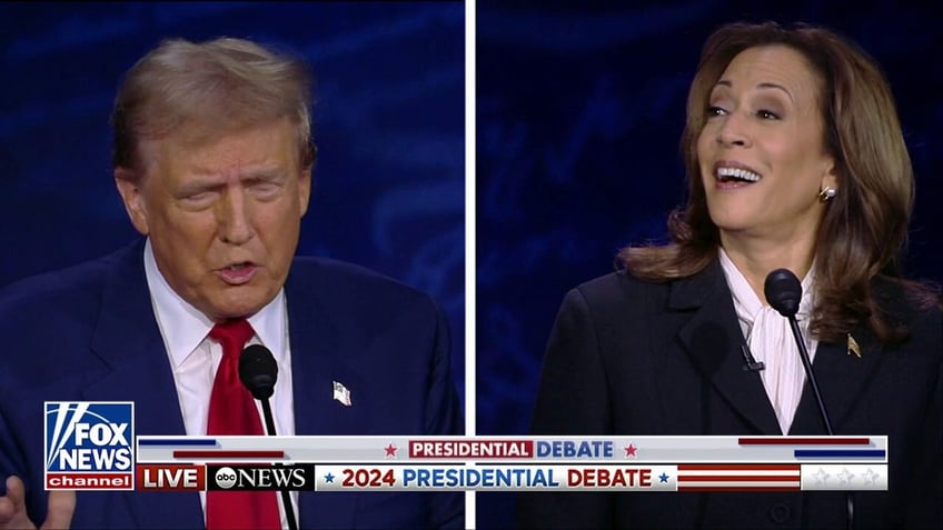 Former President Trump and Vice President Harris