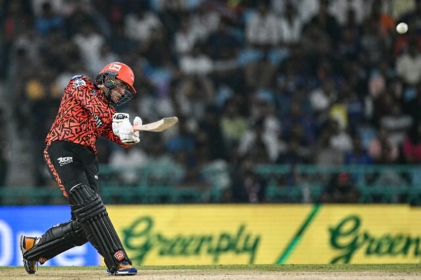 Sunrisers Hyderabad's Abhishek Sharma hit six sixes in his 59 against Lucknow Super Giants