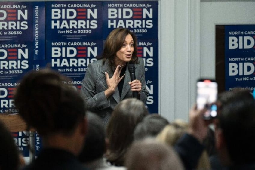 US Vice President Kamala Harris, seen here campaigning earlier this month, will be in Ariz