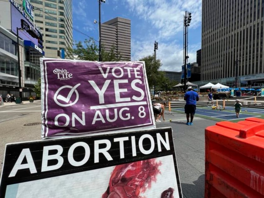 abortion messaging roils debate over ohio ballot initiative backers said it wasnt about that