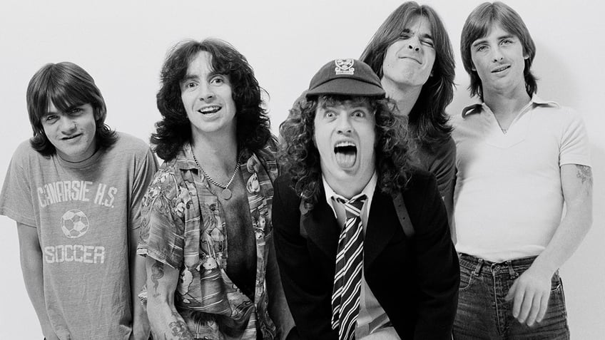 Australian rock band AC/DC - Malcolm Young, Bon Scott, Angus Young, Cliff Williams and Phil Rudd - was created in 1973. 