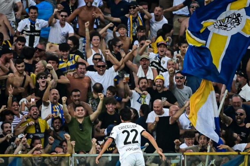 Matteo Cancellieri winner against AC Milan was his first goal for Parma