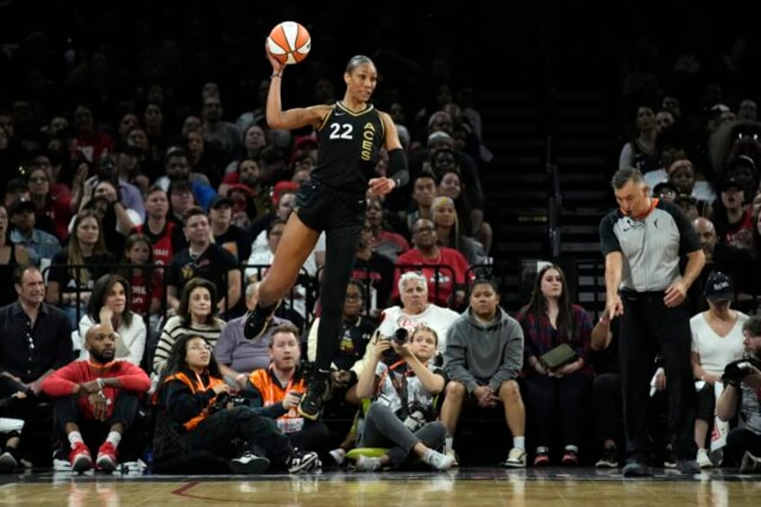 aces rout liberty 104 76 take 2 0 series lead in wnba finals