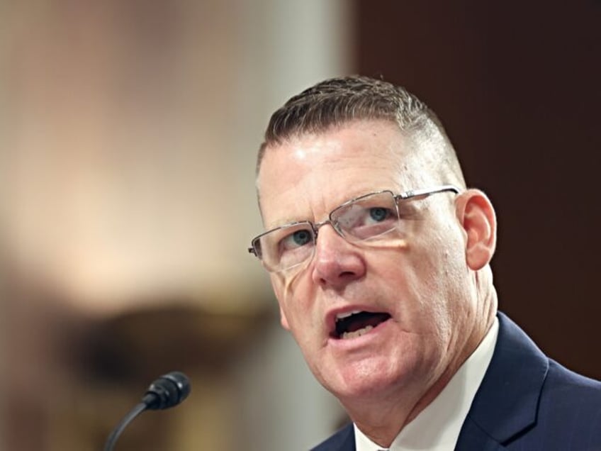 Ronald Rowe, acting director of the United States Secret Service, speaks during a Senate H