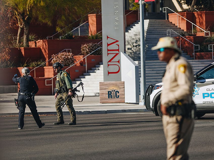 active shooting suspect deceased on gun free unlv campus