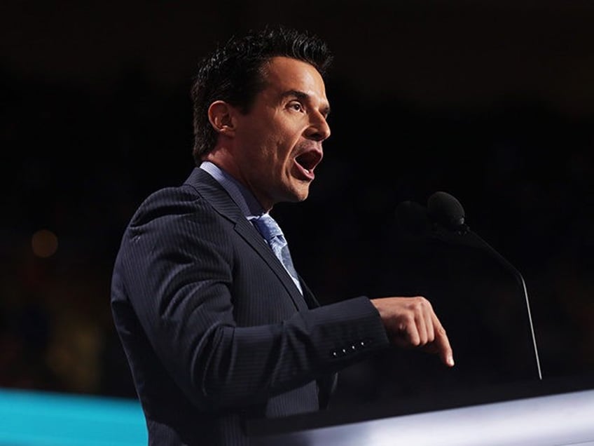 actor antonio sabato jr at rnc having secure borders and protecting our citizens is not hateful