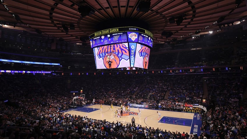 General view of Madison Square Garden