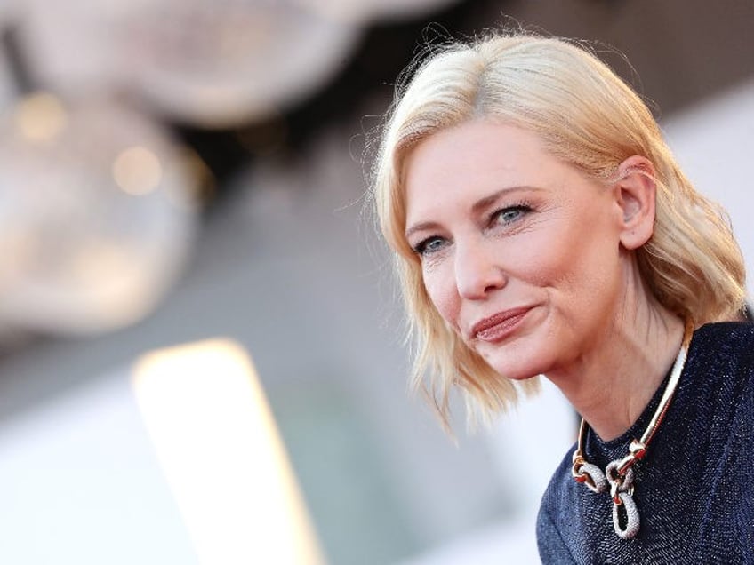 VENICE, ITALY - SEPTEMBER 02: Venezia77 Jury President Cate Blanchett walks the red carpet