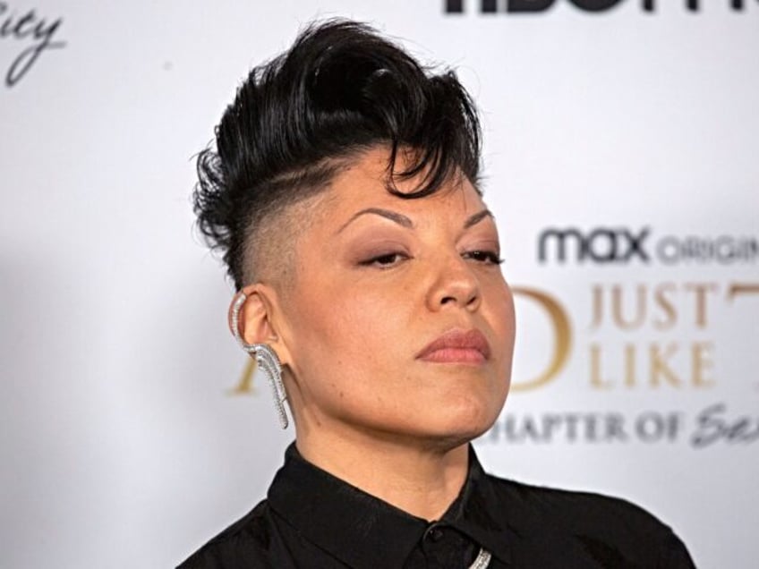 Mexican-US actor Sara Ramirez attends HBO Max's "And Just Like That" New York Premiere at the Museum of Modern Art (MoMA) on December 8, 2021 in New York City. (Photo by KENA BETANCUR / AFP) (Photo by KENA BETANCUR/AFP via Getty Images)