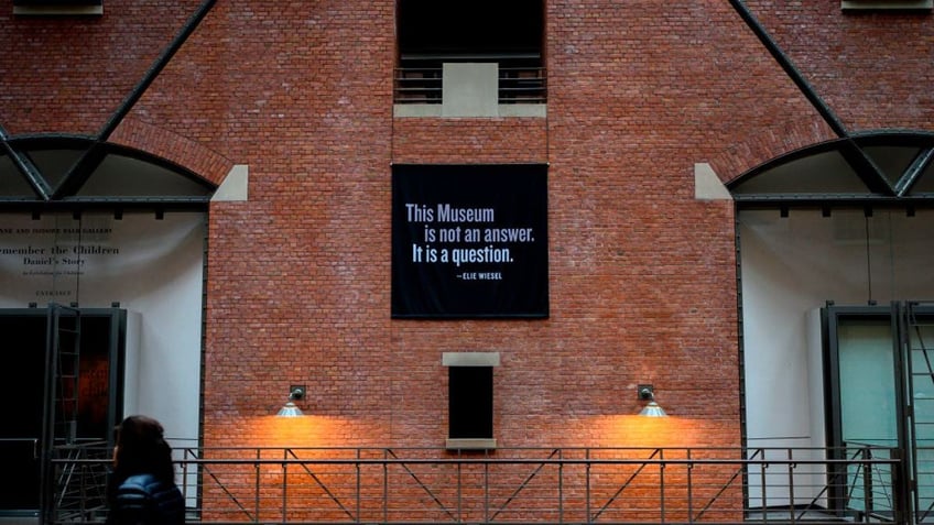 People visit the U.S. Holocaust Memorial Museum in Washington, D.C., on Feb. 26, 2020. 