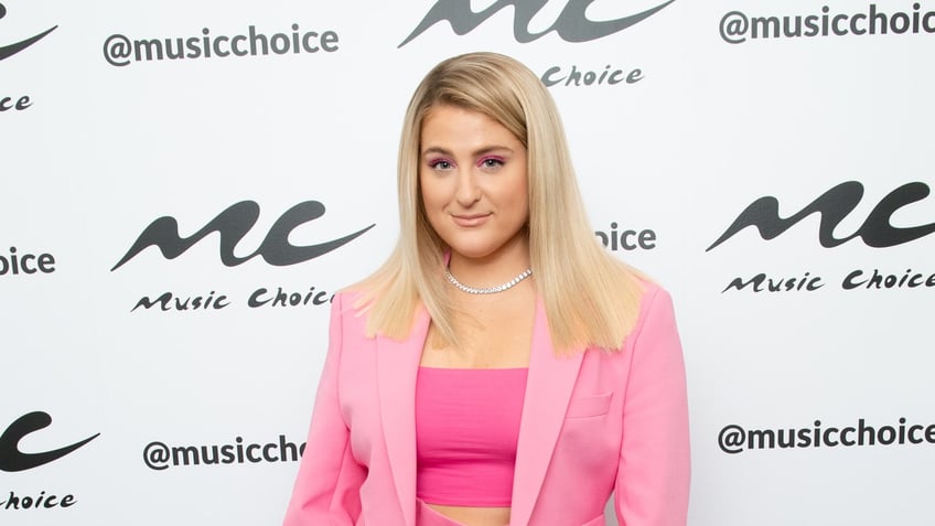 Meghan Trainor posing on the red carpet