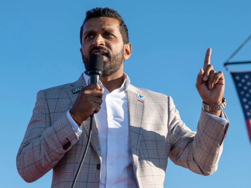 FILE - Kash Patel, former chief of staff for President Donald Trump, speaks at a rally in Minden, Nev., Oct. 8, 2022. Patel who has said he was present as Trump declassified broad categories of materials appeared before a federal grand jury Thursday, Nov. 3, after being given immunity for his testimony, according to a person familiar with the matter. Patel appeared after the Justice Department agreed to grant him immunity from prosecution for his testimony and after a federal judge in Washington entered a sealed order to that effect. (AP Photo/José Luis Villegas, File)