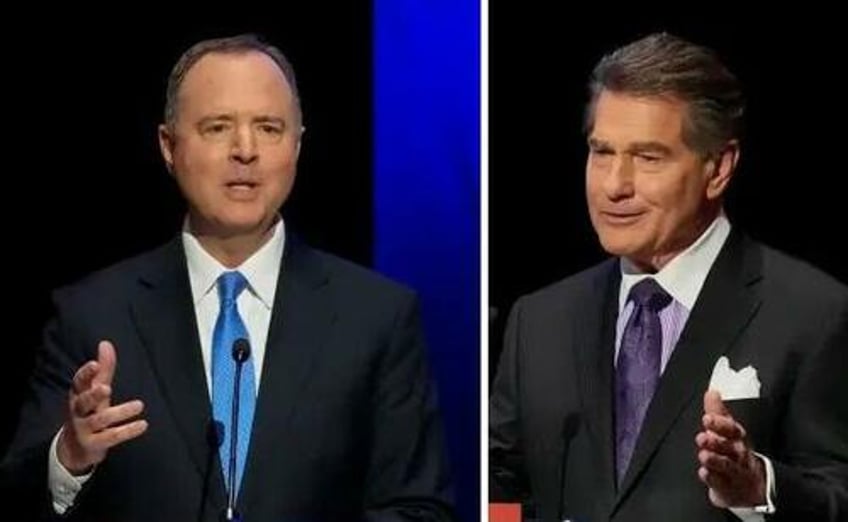 adam schiff gets huffy during debate after republican calls him liar who was censured