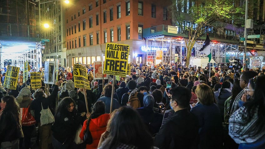 NYU mass protest