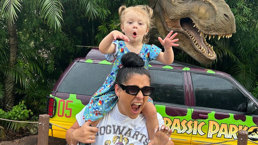 Gia and Elaina at Disney World