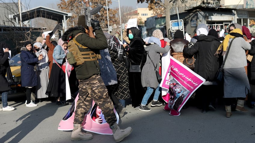 Taliban Women Protest Afghanistan