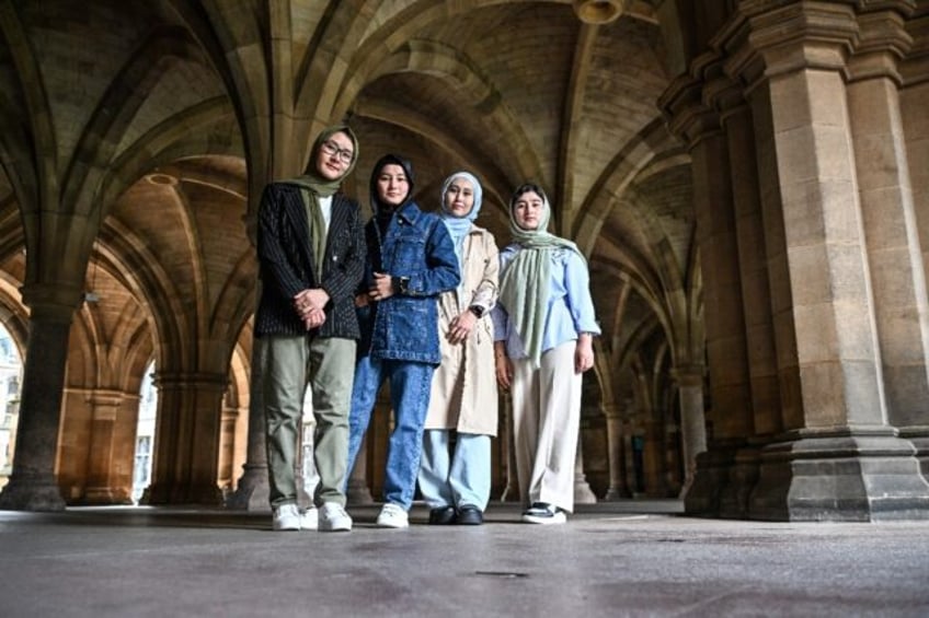 Nineteen female medical students from Afghanistan are now studying in Scotland