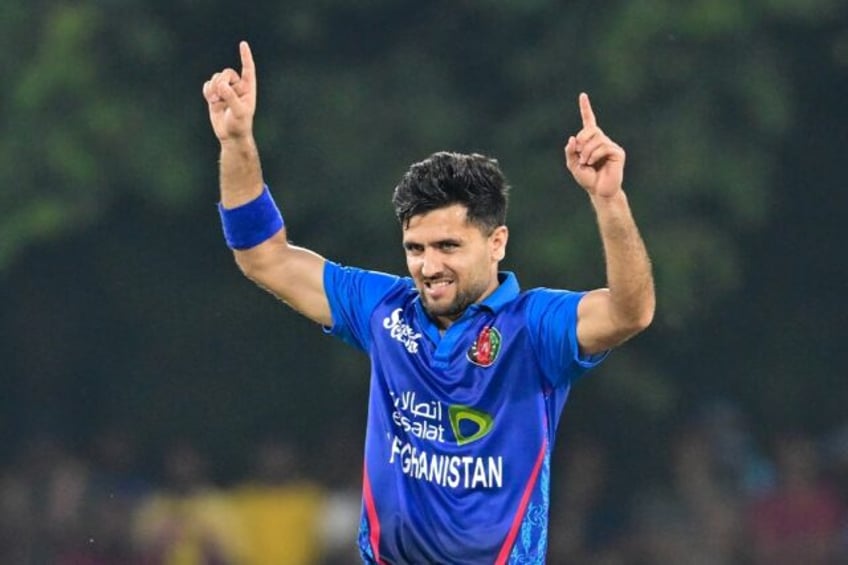 Afghanistan's Fazalhaq Farooqi took three more wickets to set up his team's T20 World Cup