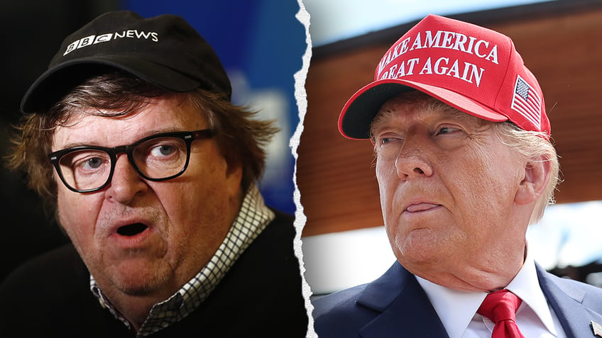 Michael Moore and Donald Trump