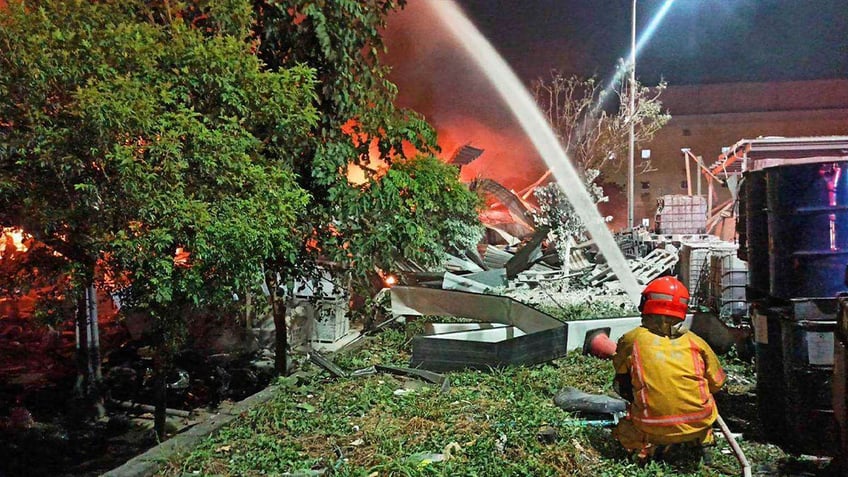 after fire leaves 9 dead taiwanese golf ball manufacturer fined for storing hazardous material