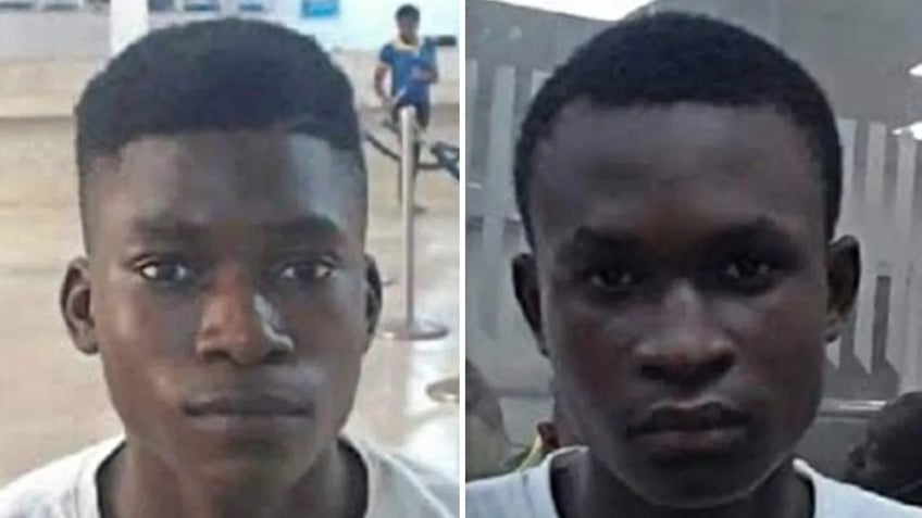 Nigerian brothers Samuel and Samson Ogoshi mugshots