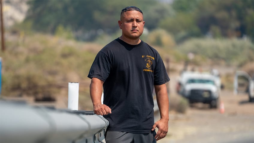 stephen lara standing on nevada highway