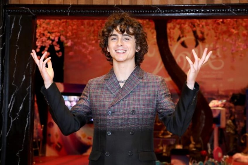 Actor Timothee Chalamet is seen at a Toronto screening of musical fantasy 'Wonka' on December 13, 2023