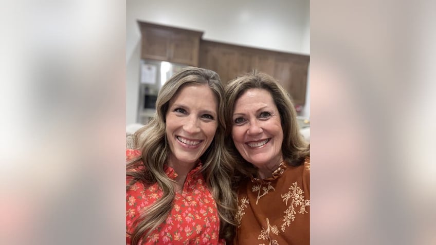 Justine Carter and mother-in-law