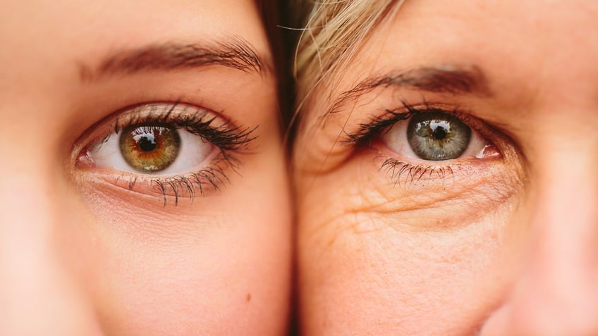 Mother-daughter close-up