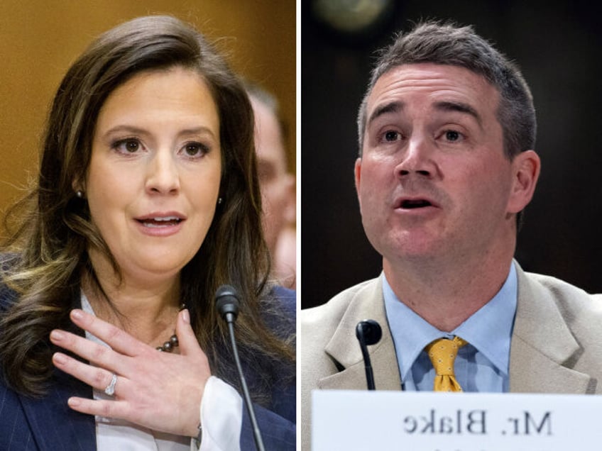 Elise Stefanik and Blake Gendebien
