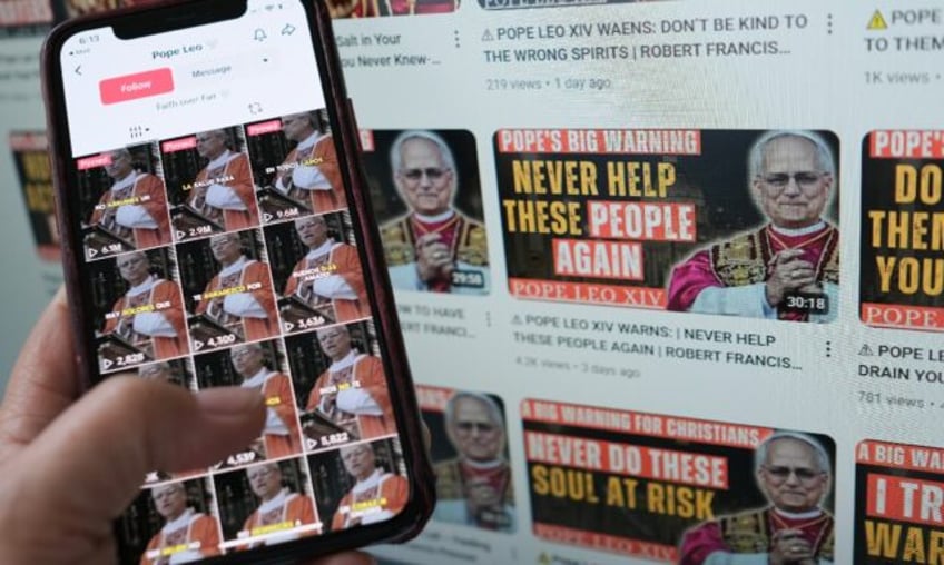 AI-generated Pope sermons flood YouTube, TikTok