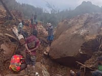 Aid reaches Papua New Guinea landslide site