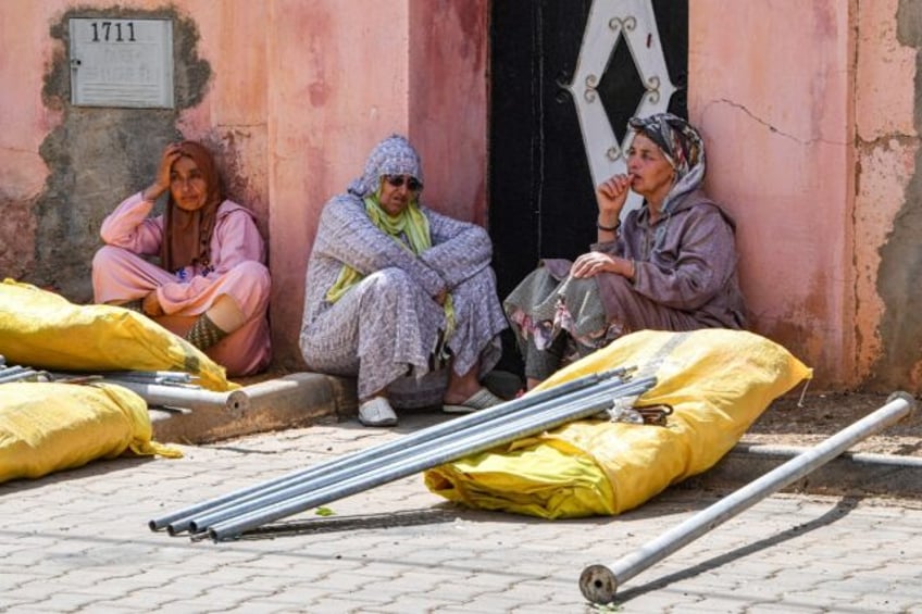 aid tents offer warning of morocco quake survivors future