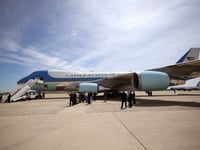 Air Force One: iconic jet gets the Trump treatment
