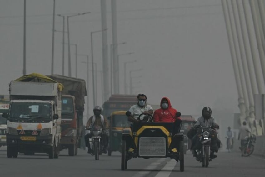 In India's capital Delhi 11.5 percent of deaths every year were linked to air pollution, t