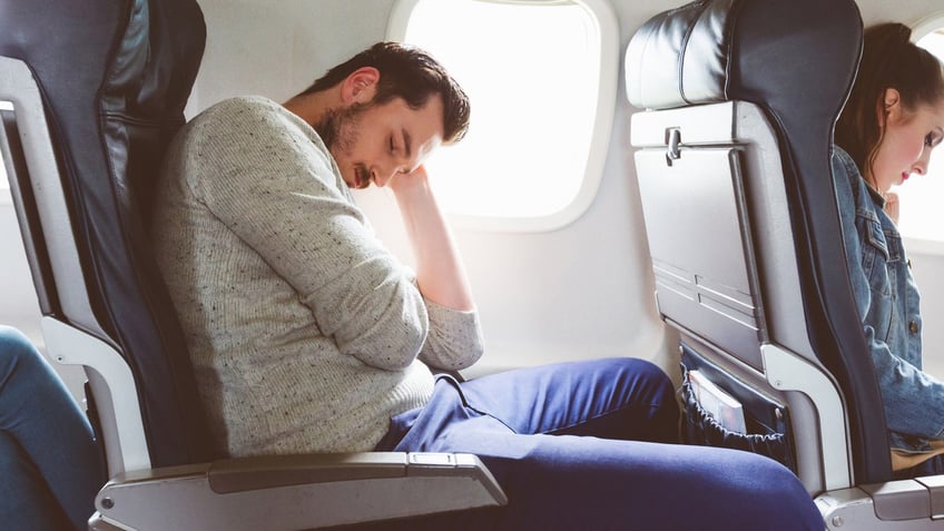 window seat on an airplane