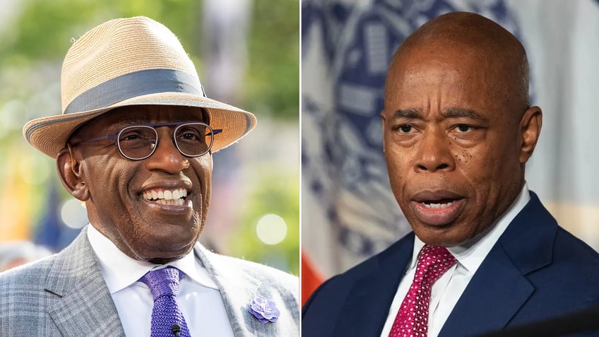 Al Roker and Eric Adams split image