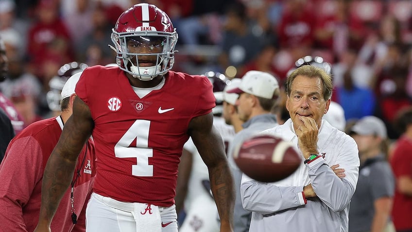 alabama names starting qb for season opener against middle tennessee report