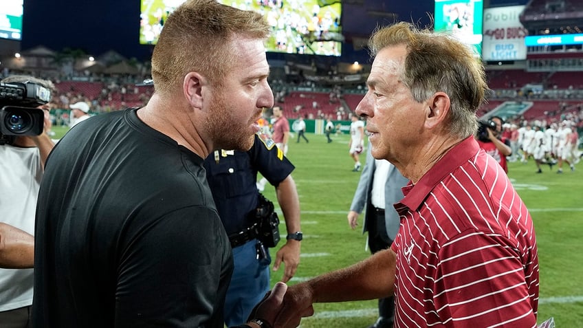 alabamas nick saban faces retirement calls as crimson tide ekes out win over south florida