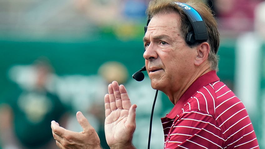 alabamas nick saban faces retirement calls as crimson tide ekes out win over south florida