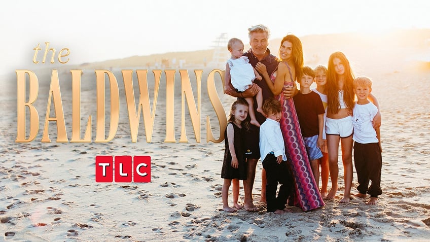 Promotional image for Alec Baldwin and Hilaria Baldwin's reality show, "The Baldwins"