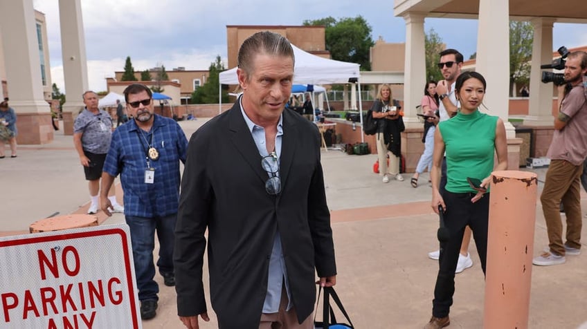 Stephen Baldwin, exits the First Judicial District Court in Santa Fe, New Mexico on Thursday, July 11, 2024. Witness testimony for Alec Baldwin's involuntary manslaughter continued today for the fatal shooting of "Rust" cinematographer Halyna Hutchins.