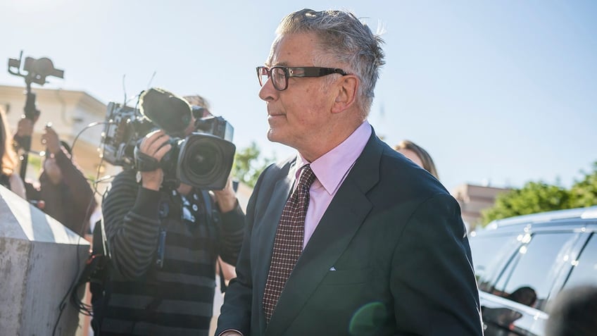 Actor Alec Baldwin arrives in District Court for his involuntary manslaughter trial